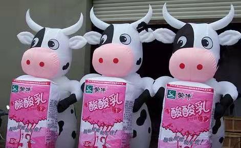 江陵牛奶厂广告气模